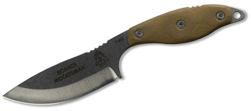 TOPS Scandi Woodsman Bushcraft Survival Knife (USA)