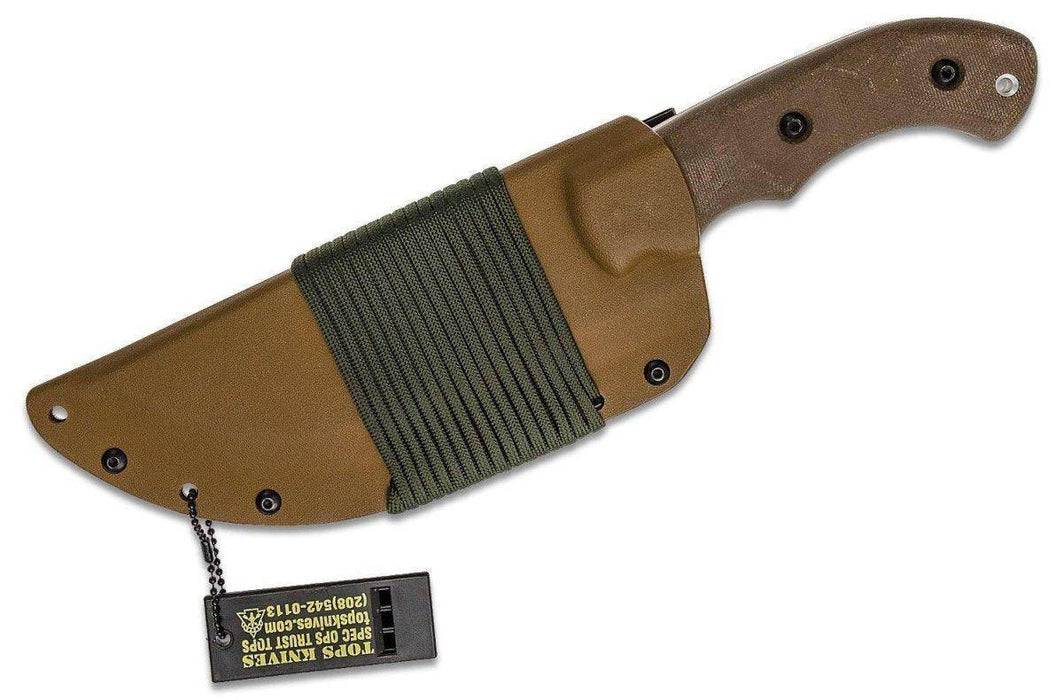 TOPS Tom Brown Tracker #1 Fixed 6.38" Coyote Tan TBT01-TAN