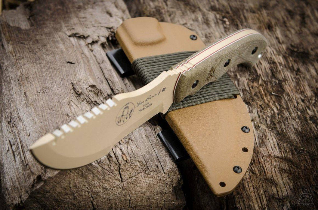 TOPS Tom Brown Tracker #1 Fixed 6.38" Coyote Tan TBT01-TAN