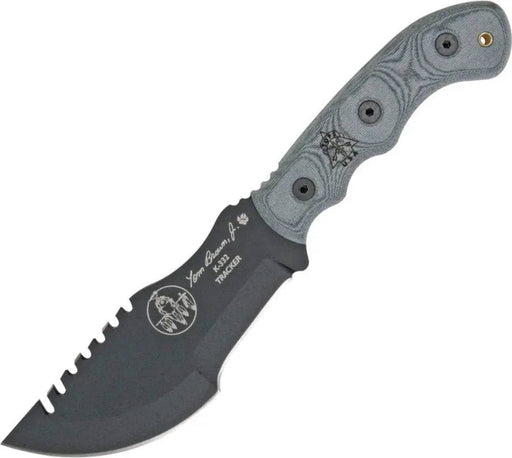 TOPS Tom Brown Tracker #2 Fixed 3-1/2" 1095 Carbon Blade (Small)