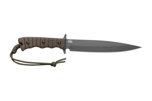 TOPS Wild Pig Hunter Fixed 7-9/16" Plain Blade, Micarta WPH-04 (USA)