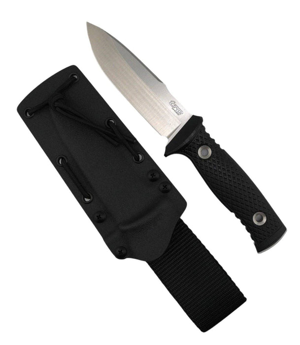 TRC M-1 SL Satin M390 Blade - Black G-10 - Kydex Sheath