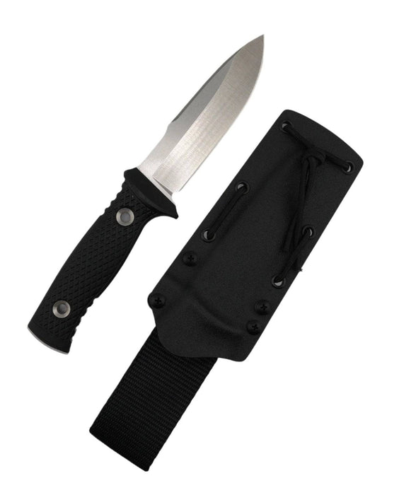 TRC M-1 SL Satin M390 Blade - Black G-10 - Kydex Sheath