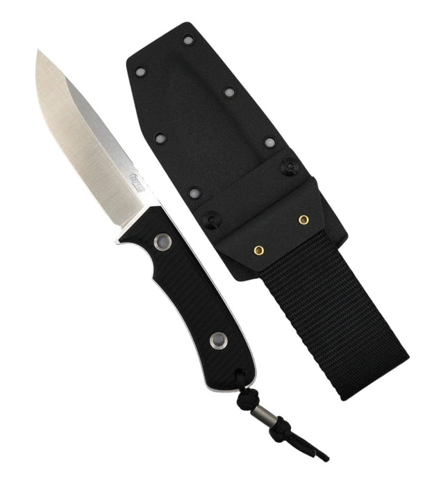 TRC South Pole MagnaCut Double Black Canvas Micarta Satin Finish Kydex Sheath