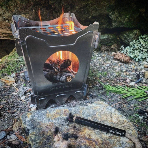 Uberleben Stoker Flatpack Stove + Waxed Canvas