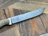 Custom White River Exodus 3 Fixed Blade Knife 3.88" S35VN O.D. / Tan G10 Swirl Handles (USA)