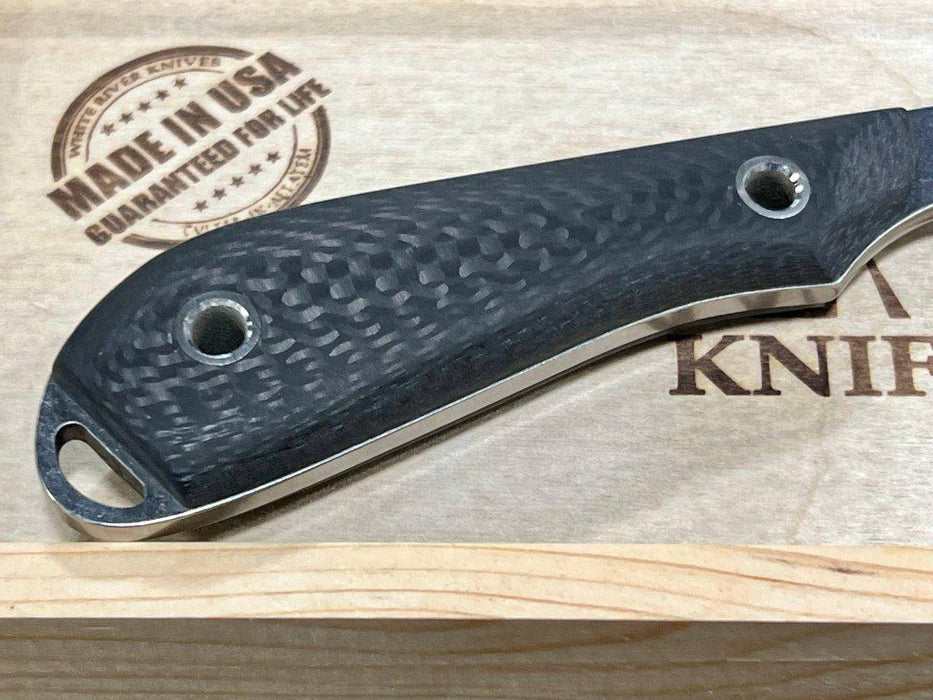 White River Custom M1 Carbon Fiber S35VN Fixed Blade (USA)