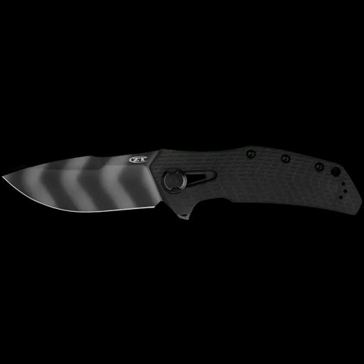 Zero Tolerance 0308BLKTS Flipper Knife 3.75" CPM-20CV Tigerstripe Blade