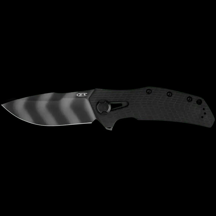 Zero Tolerance 0308BLKTS Flipper Knife 3.75" CPM-20CV Tigerstripe Blade