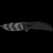 Zero Tolerance 0308BLKTS Flipper Knife 3.75" CPM-20CV Tigerstripe Blade