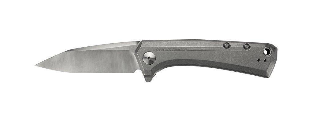 Zero Tolerance Todd Rexford 0808 Flipper 3.25" S35VN Satin Blade, Titanium Handles