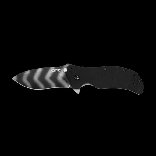 ZT 0350TS Assisted 3-1/4" S30V Combo Tiger Stripe Blade