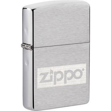 Zippo Chrome Flask & Lighter Gift Set