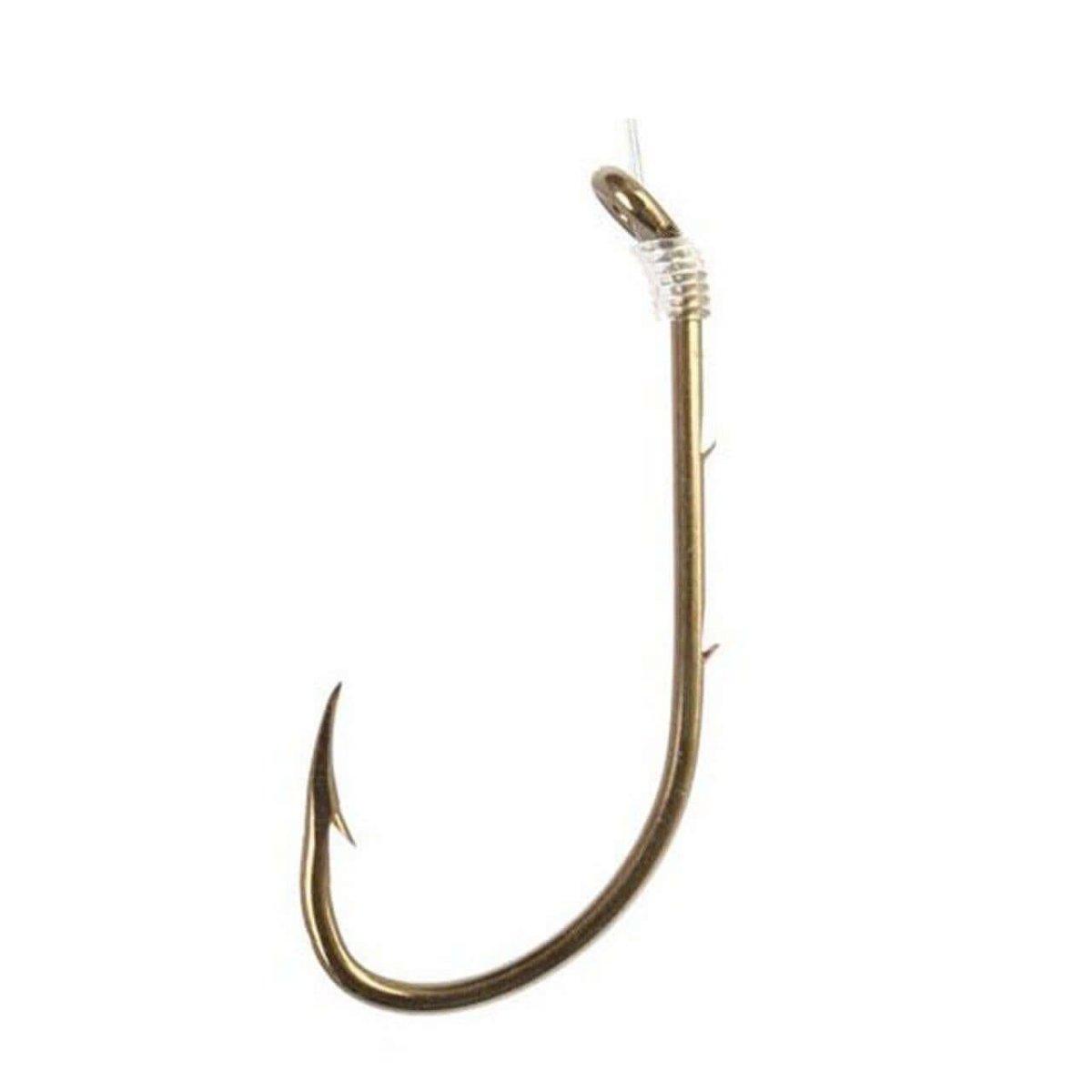 Eagle Claw Medium Double Line Snelled Hook Size 1 (032H-1) - NORTH