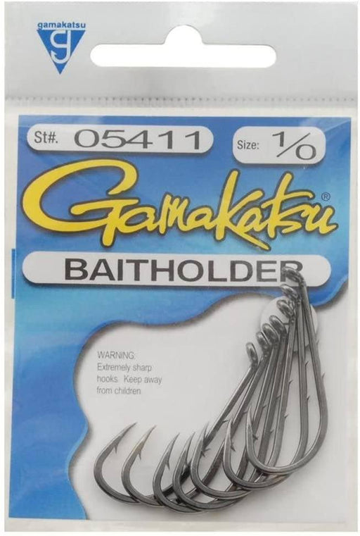 Gamakatsu 05414 Size 4/0 Bait Holder Hook