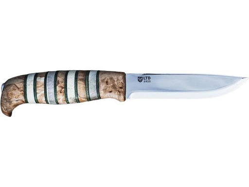 Helle Norway Harmoni Curly Birch & Walnut Fixed Blade Knife - Red Hill  Cutlery